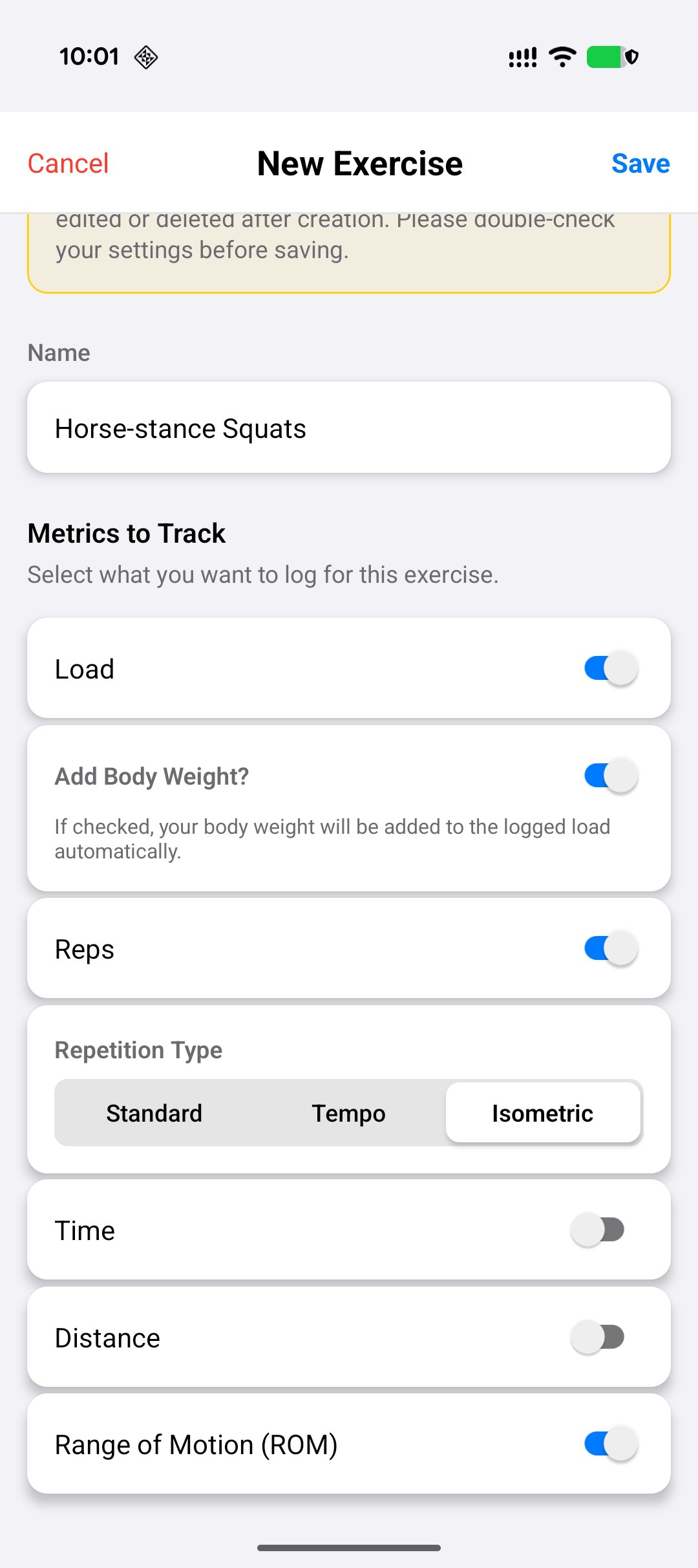 Übung mit mehreren Metriken